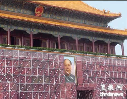 北京天安门城楼新一期修缮工程全面展开