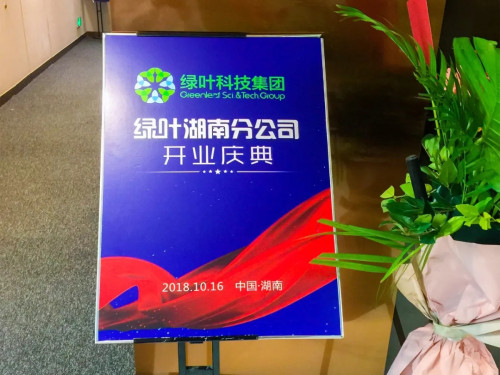 拓展事业版图 绿叶科技集团湖南分公司开业