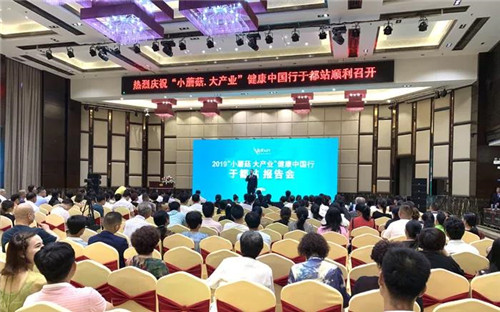 安惠：2019“小蘑菇 大产业”健康中国行于都站报告会举行