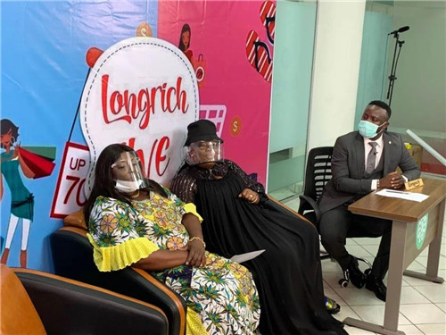 隆力奇尼日利亚市场举办网络直播SHOW