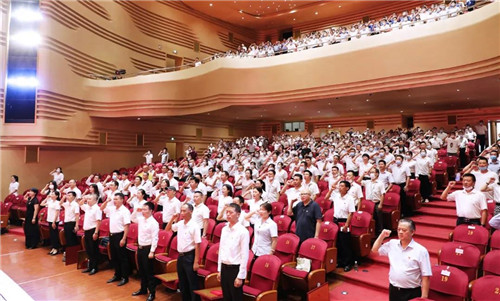 浏阳经开区召开“七一”表彰大会，绿之韵集团被授予“党建示范点”等荣誉